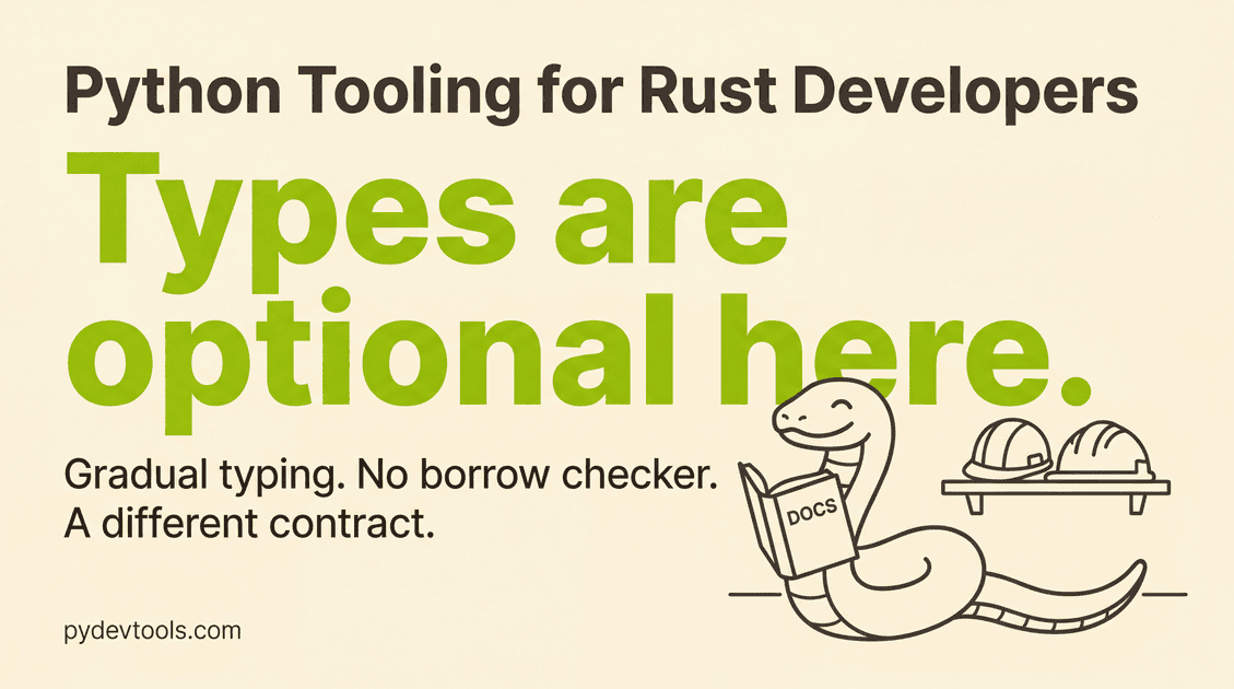 Python Tooling for Rust Developers | pydevtools